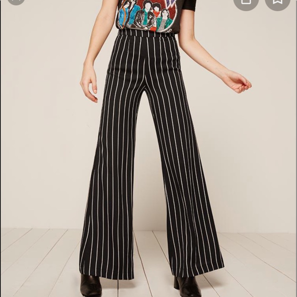 REFORMATION-Sorrenti pinstripe pant-sz 4